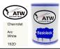 Preview: Chevrolet, Arc White, 152D: 500ml Lackdose, von ATW Autoteile West.